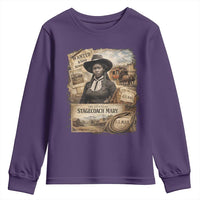 Black History Black Cowgirl Youth Sweatshirt Western Rodeo African American Melanin Texas Women