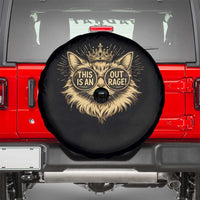 Funny Princess Cat Donut Spare Tire Cover This Is An Outrage Donut Gold Cat Lover Gifts