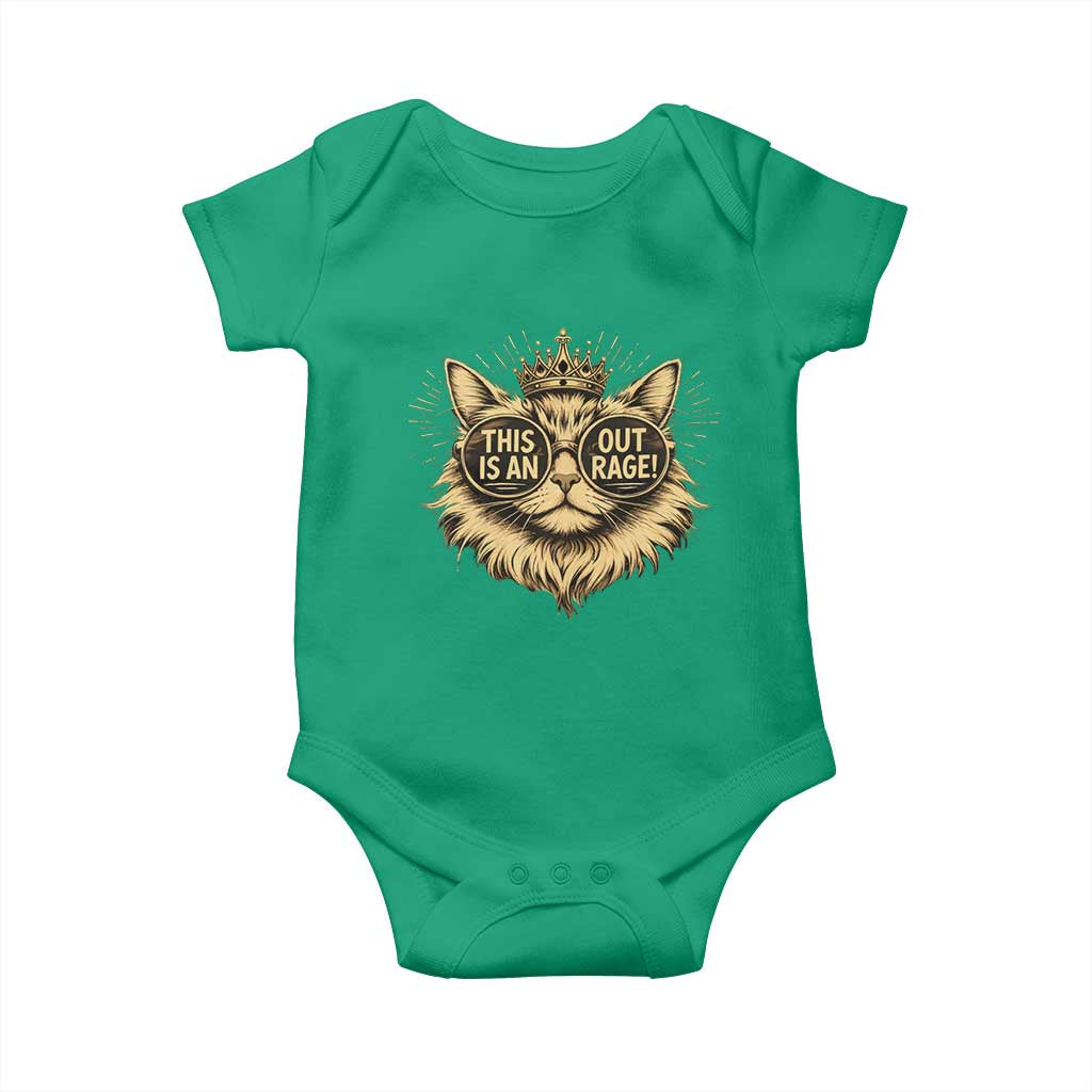 Funny Princess Cat Donut Baby Onesie This Is An Outrage Donut Gold Cat Lover Gifts