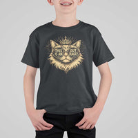 Funny Princess Cat Donut T Shirt For Kid This Is An Outrage Donut Gold Cat Lover Gifts
