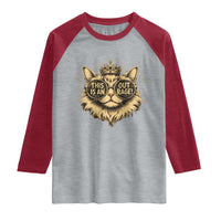Funny Princess Cat Donut Raglan Shirt This Is An Outrage Donut Gold Cat Lover Gifts