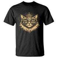 Funny Princess Cat Donut T Shirt This Is An Outrage Donut Gold Cat Lover Gifts