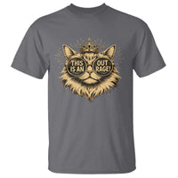 Funny Princess Cat Donut T Shirt This Is An Outrage Donut Gold Cat Lover Gifts