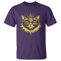 Funny Princess Cat Donut T Shirt This Is An Outrage Donut Gold Cat Lover Gifts