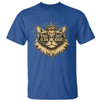 Funny Princess Cat Donut T Shirt This Is An Outrage Donut Gold Cat Lover Gifts