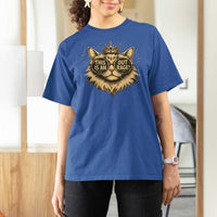 Funny Princess Cat Donut T Shirt For Women This Is An Outrage Donut Gold Cat Lover Gifts