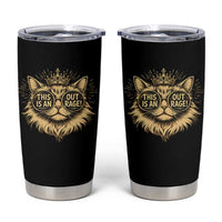 Funny Princess Cat Donut Tumbler Cup This Is An Outrage Donut Gold Cat Lover Gifts