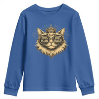 Funny Princess Cat Donut Youth Sweatshirt This Is An Outrage Donut Gold Cat Lover Gifts