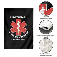 Do Not Pet Husband Garden Flag Funny Sarcastic Saying - Wonder Print Shop
