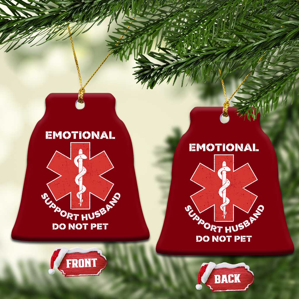 Do Not Pet Husband Ceramic Ornament Funny Sarcastic Saying - Wonder Print Shop