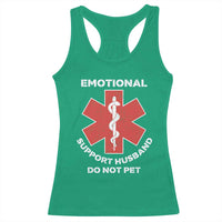 Do Not Pet Husband Racerback Tank Top Funny Sarcastic Saying - Wonder Print Shop