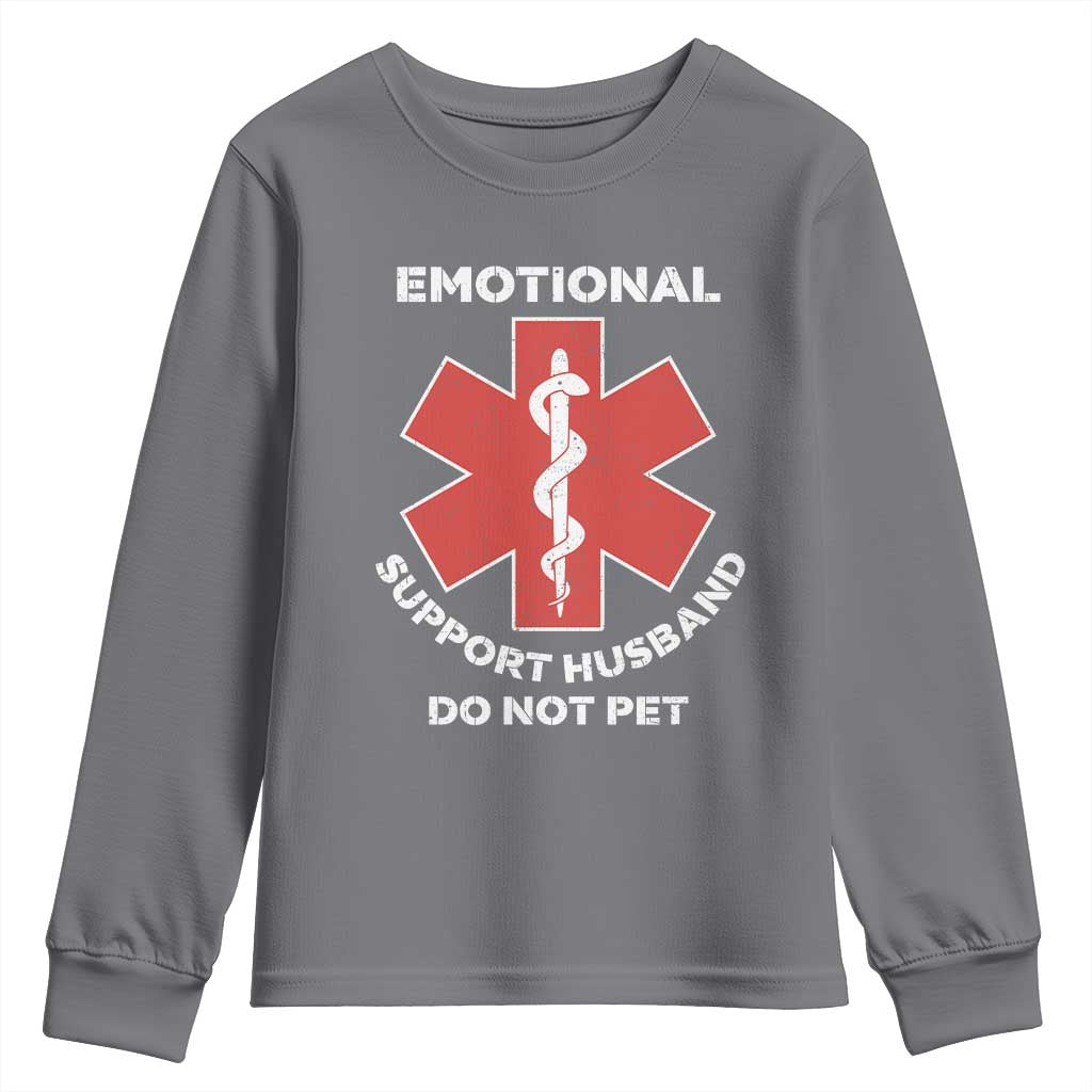 Do Not Pet Husband Youth Sweatshirt Funny Sarcastic Saying - Wonder Print Shop