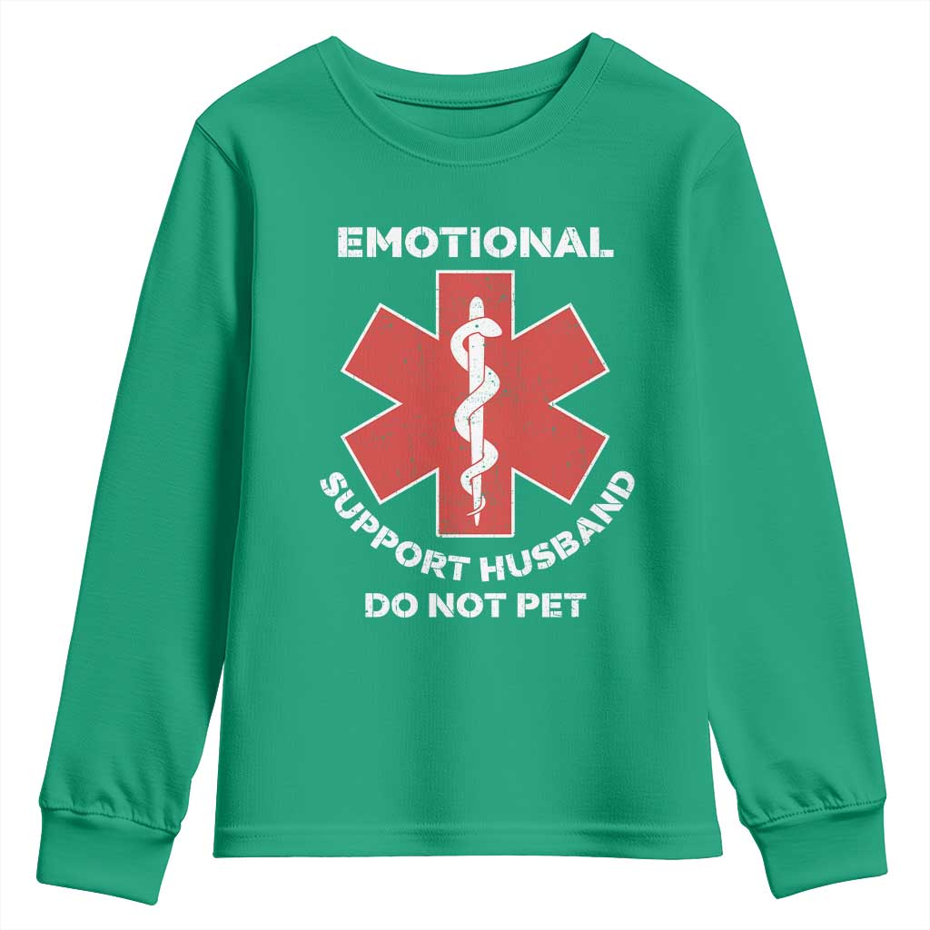 Do Not Pet Husband Youth Sweatshirt Funny Sarcastic Saying - Wonder Print Shop