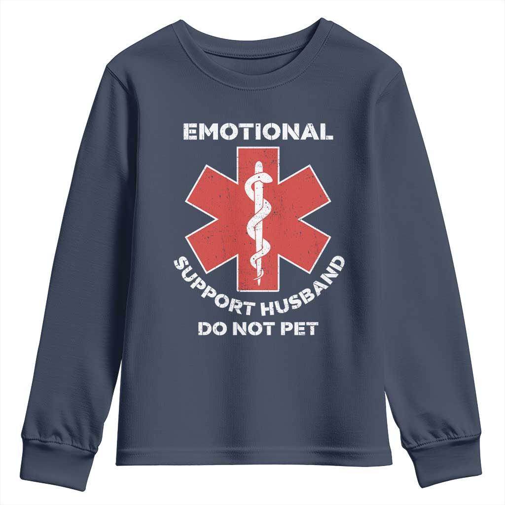 Do Not Pet Husband Youth Sweatshirt Funny Sarcastic Saying - Wonder Print Shop