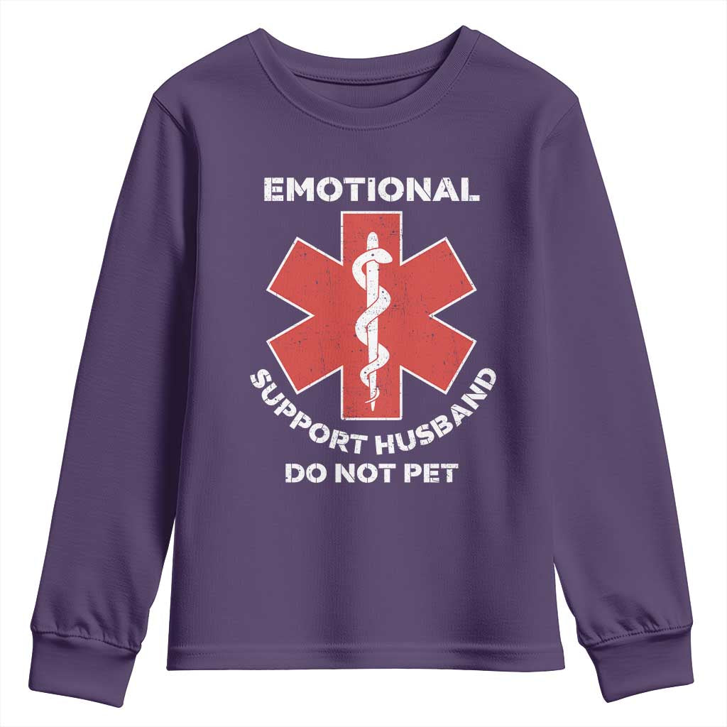 Do Not Pet Husband Youth Sweatshirt Funny Sarcastic Saying - Wonder Print Shop