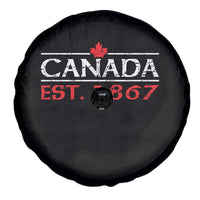 Canadian Maple Leaf Spare Tire Cover Canada Flag Vintage Retro Sport - Wonder Print Shop