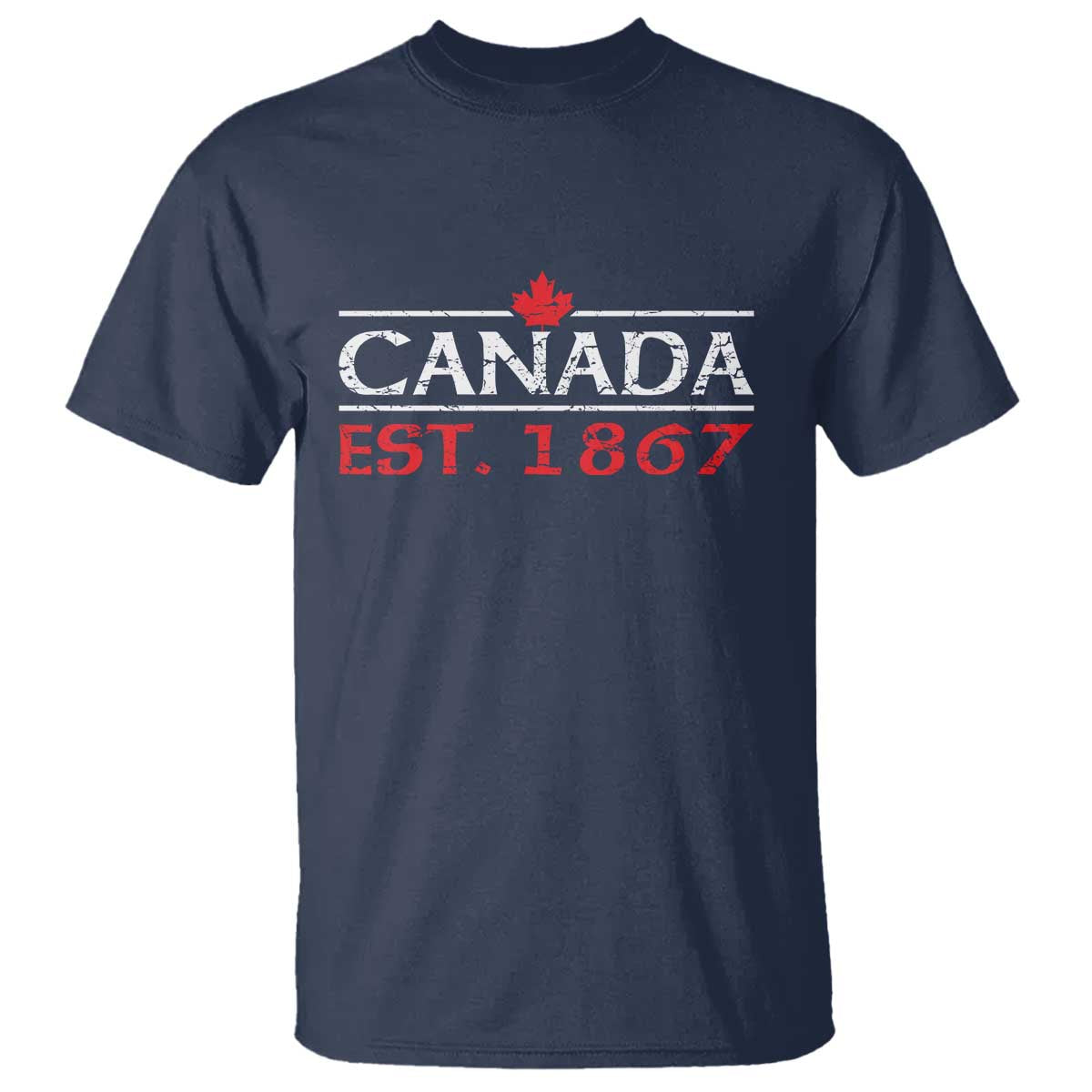 Canadian Maple Leaf T Shirt Canada Flag Vintage Retro Sport - Wonder Print Shop