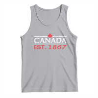 Canadian Maple Leaf Tank Top Canada Flag Vintage Retro Sport - Wonder Print Shop