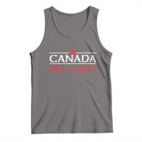 Canadian Maple Leaf Tank Top Canada Flag Vintage Retro Sport - Wonder Print Shop