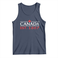 Canadian Maple Leaf Tank Top Canada Flag Vintage Retro Sport - Wonder Print Shop