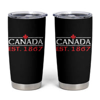 Canadian Maple Leaf Tumbler Cup Canada Flag Vintage Retro Sport - Wonder Print Shop