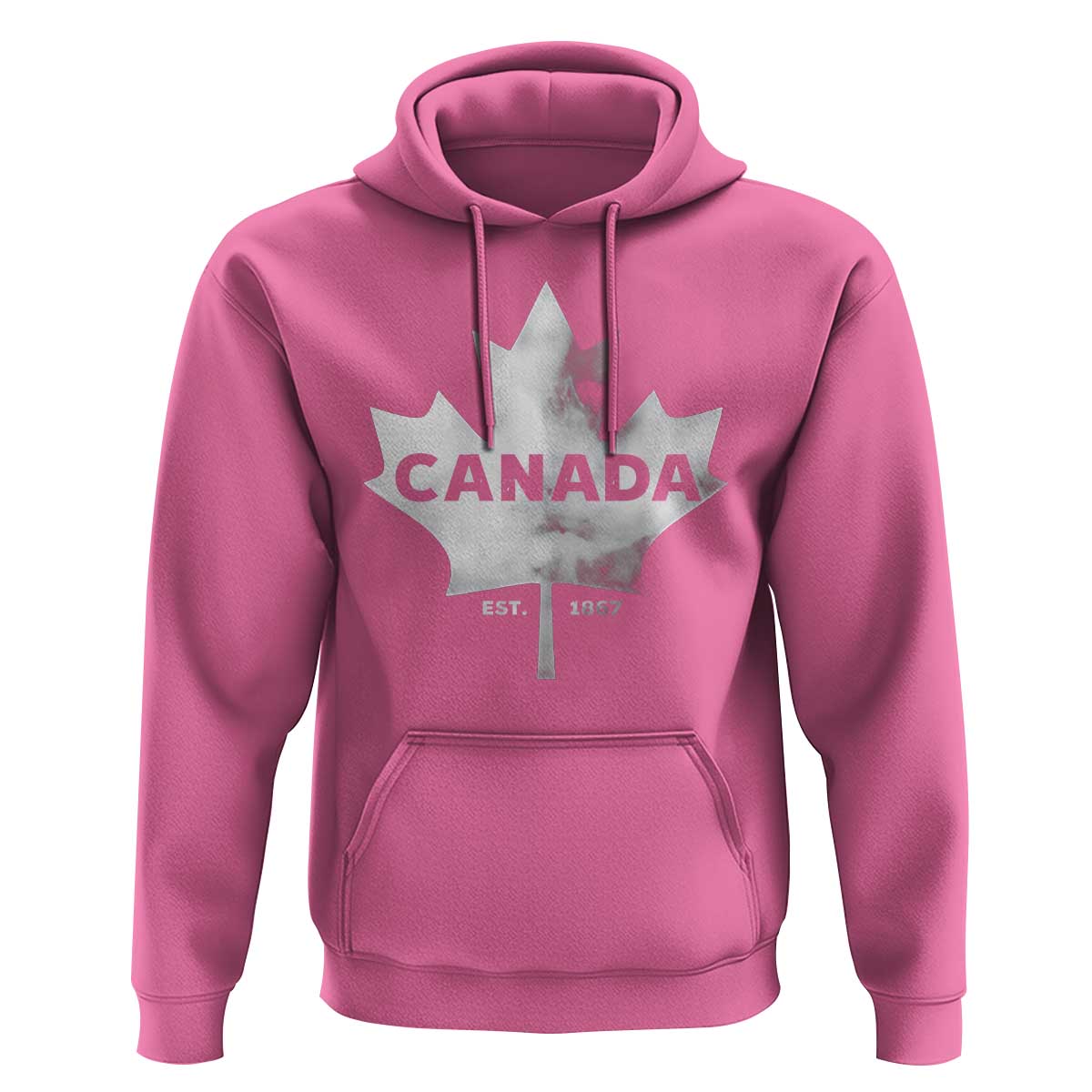 Canada Flag Hoodie Canadian Maple Leaf Vintage Retro Sport - Wonder Print Shop