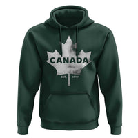 Canada Flag Hoodie Canadian Maple Leaf Vintage Retro Sport - Wonder Print Shop