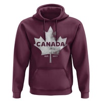 Canada Flag Hoodie Canadian Maple Leaf Vintage Retro Sport - Wonder Print Shop