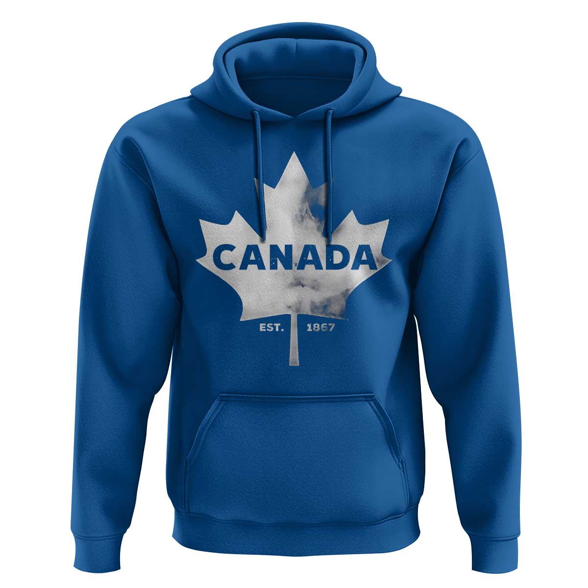 Canada Flag Hoodie Canadian Maple Leaf Vintage Retro Sport - Wonder Print Shop