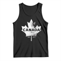 Canada Flag Tank Top Canadian Maple Leaf Vintage Retro Sport - Wonder Print Shop