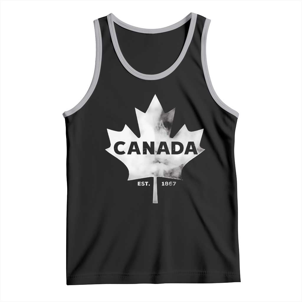 Canada Flag Tank Top Canadian Maple Leaf Vintage Retro Sport - Wonder Print Shop