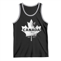 Canada Flag Tank Top Canadian Maple Leaf Vintage Retro Sport - Wonder Print Shop
