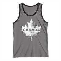 Canada Flag Tank Top Canadian Maple Leaf Vintage Retro Sport - Wonder Print Shop