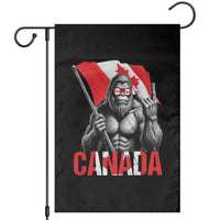 Bigfoot Canada Flag Garden Flag Canadian Maple Leaf Patriotic Sasquatch