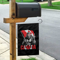 Bigfoot Canada Flag Garden Flag Canadian Maple Leaf Patriotic Sasquatch