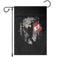 Bigfoot Canada Flag Garden Flag Retro Sasquatch Forest Rock On
