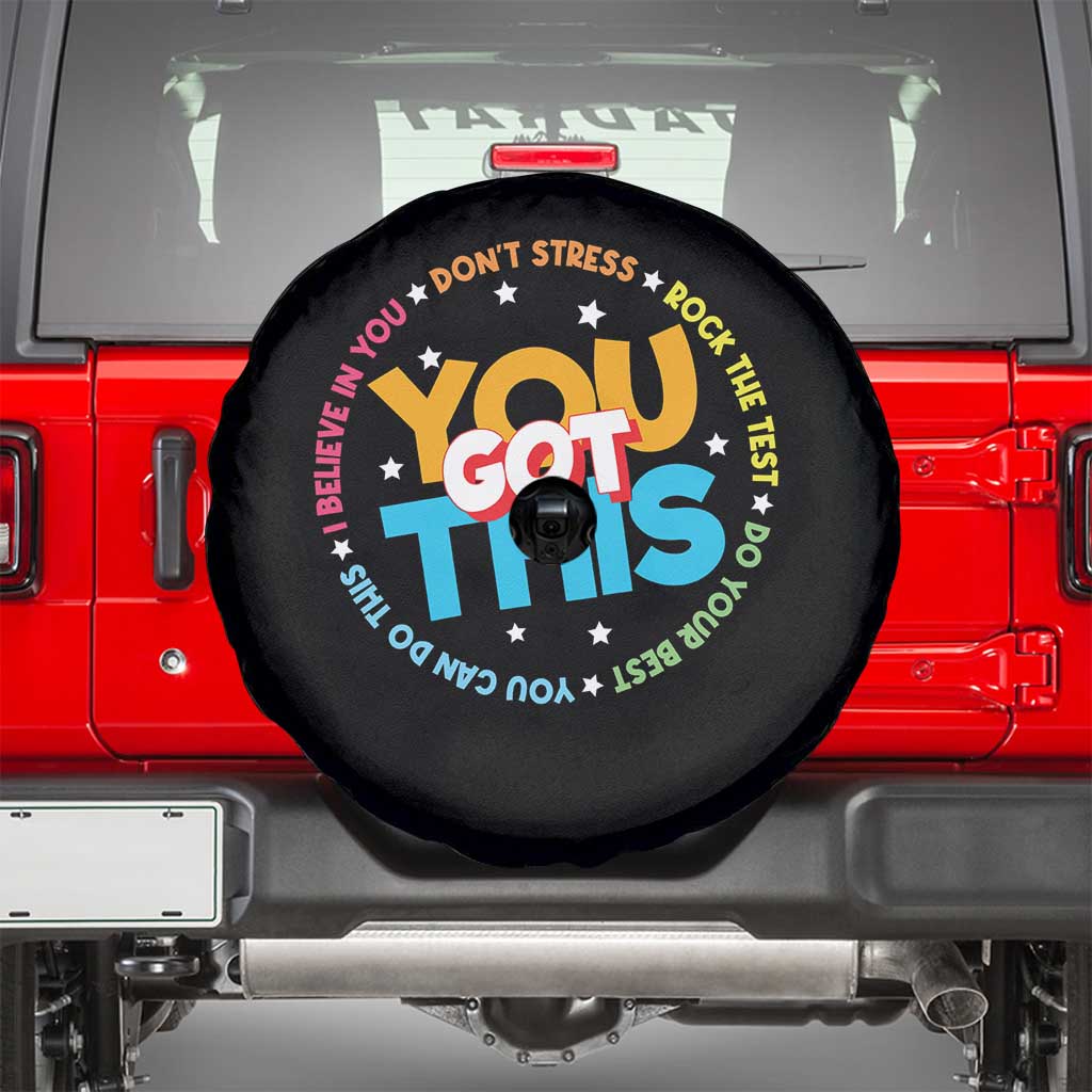 Test Day Teacher Spare Tire Cover Rock The Test Dont Stress Just Do Your Best