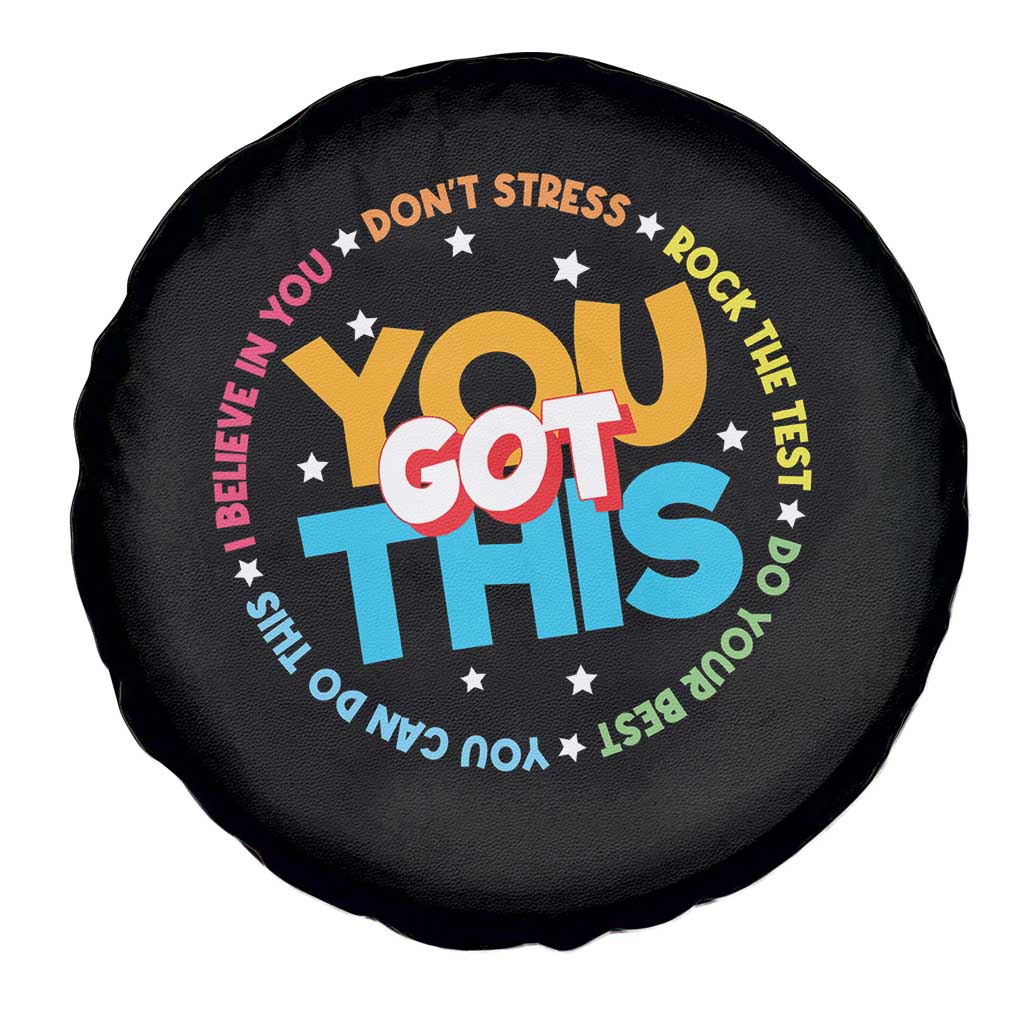 Test Day Teacher Spare Tire Cover Rock The Test Dont Stress Just Do Your Best