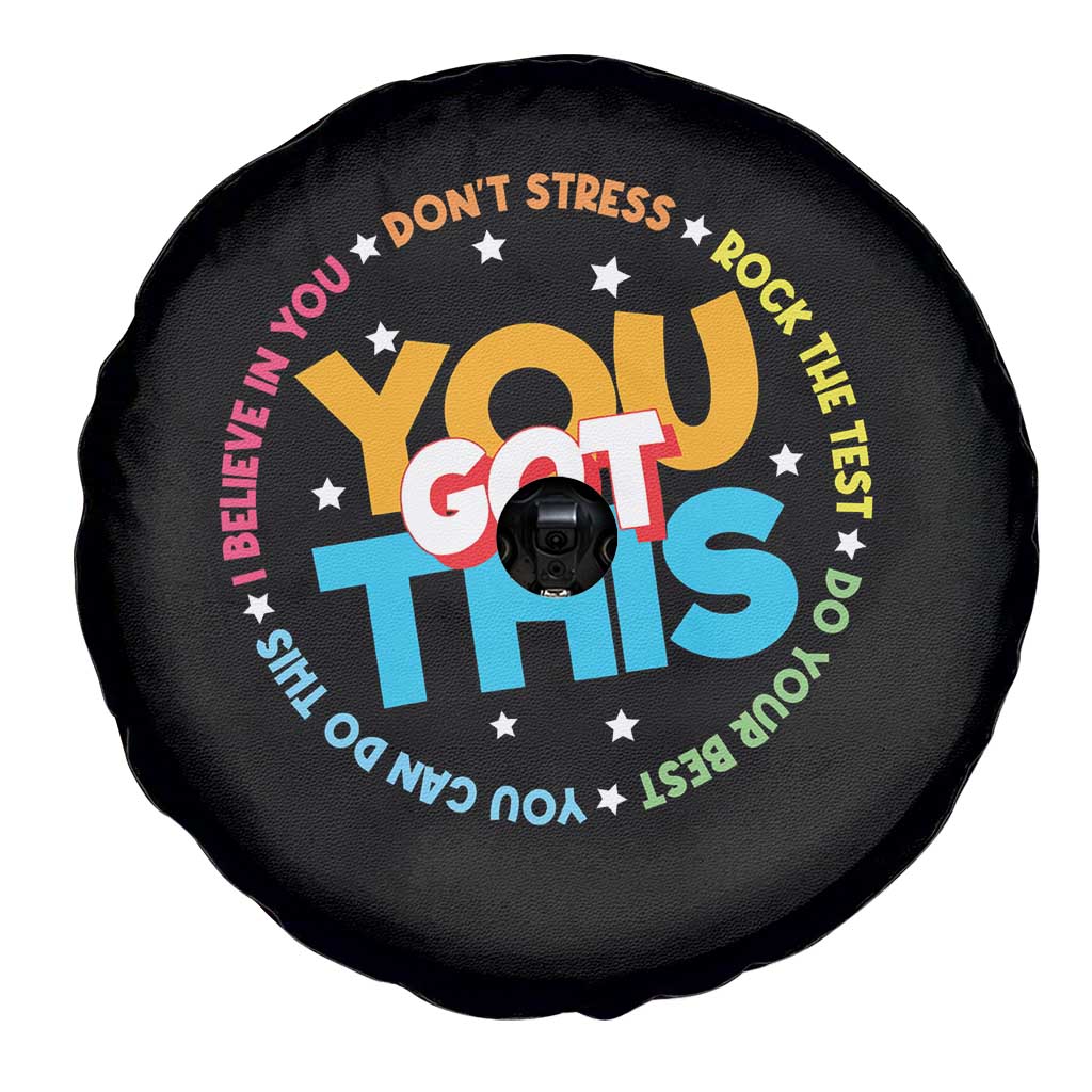 Test Day Teacher Spare Tire Cover Rock The Test Dont Stress Just Do Your Best