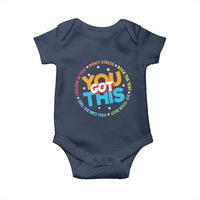 Test Day Teacher Baby Onesie Rock The Test Dont Stress Just Do Your Best