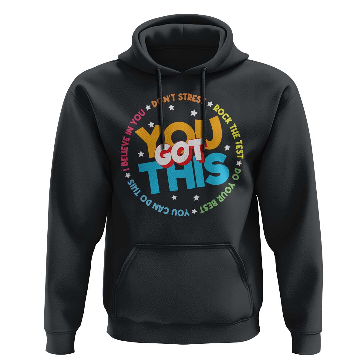 Test Day Teacher Hoodie Rock The Test Dont Stress Just Do Your Best