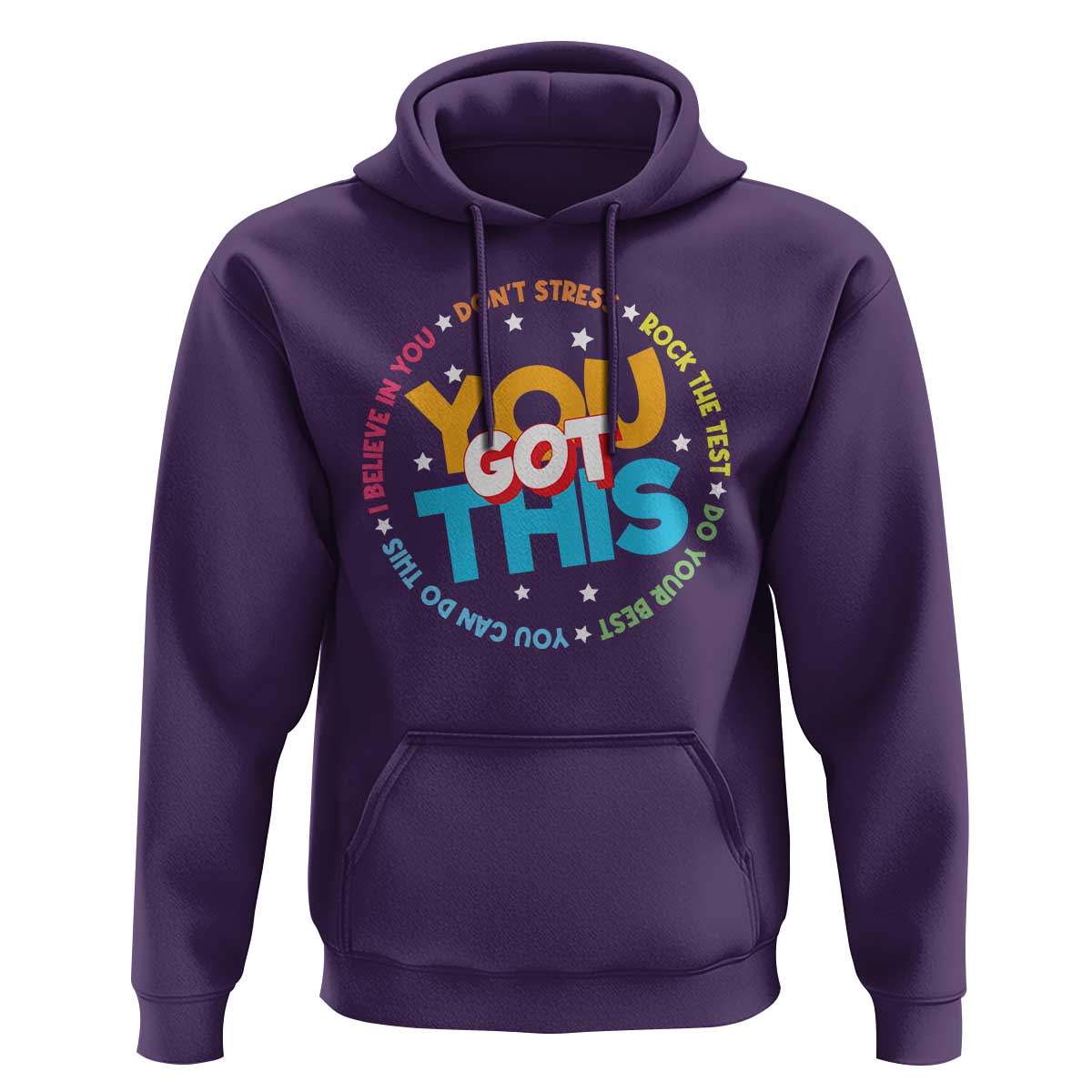 Test Day Teacher Hoodie Rock The Test Dont Stress Just Do Your Best