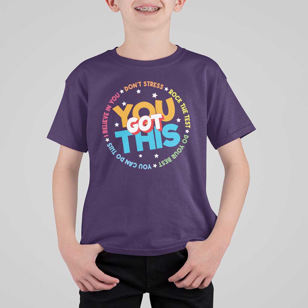 Test Day Teacher T Shirt For Kid Rock The Test Dont Stress Just Do Your Best