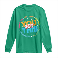 Test Day Teacher Long Sleeve Shirt Rock The Test Dont Stress Just Do Your Best