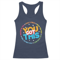 Test Day Teacher Racerback Tank Top Rock The Test Dont Stress Just Do Your Best