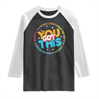 Test Day Teacher Raglan Shirt Rock The Test Dont Stress Just Do Your Best