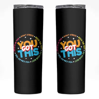Test Day Teacher Skinny Tumbler Rock The Test Dont Stress Just Do Your Best