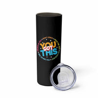 Test Day Teacher Skinny Tumbler Rock The Test Dont Stress Just Do Your Best
