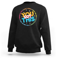 Test Day Teacher Sweatshirt Rock The Test Dont Stress Just Do Your Best