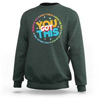 Test Day Teacher Sweatshirt Rock The Test Dont Stress Just Do Your Best